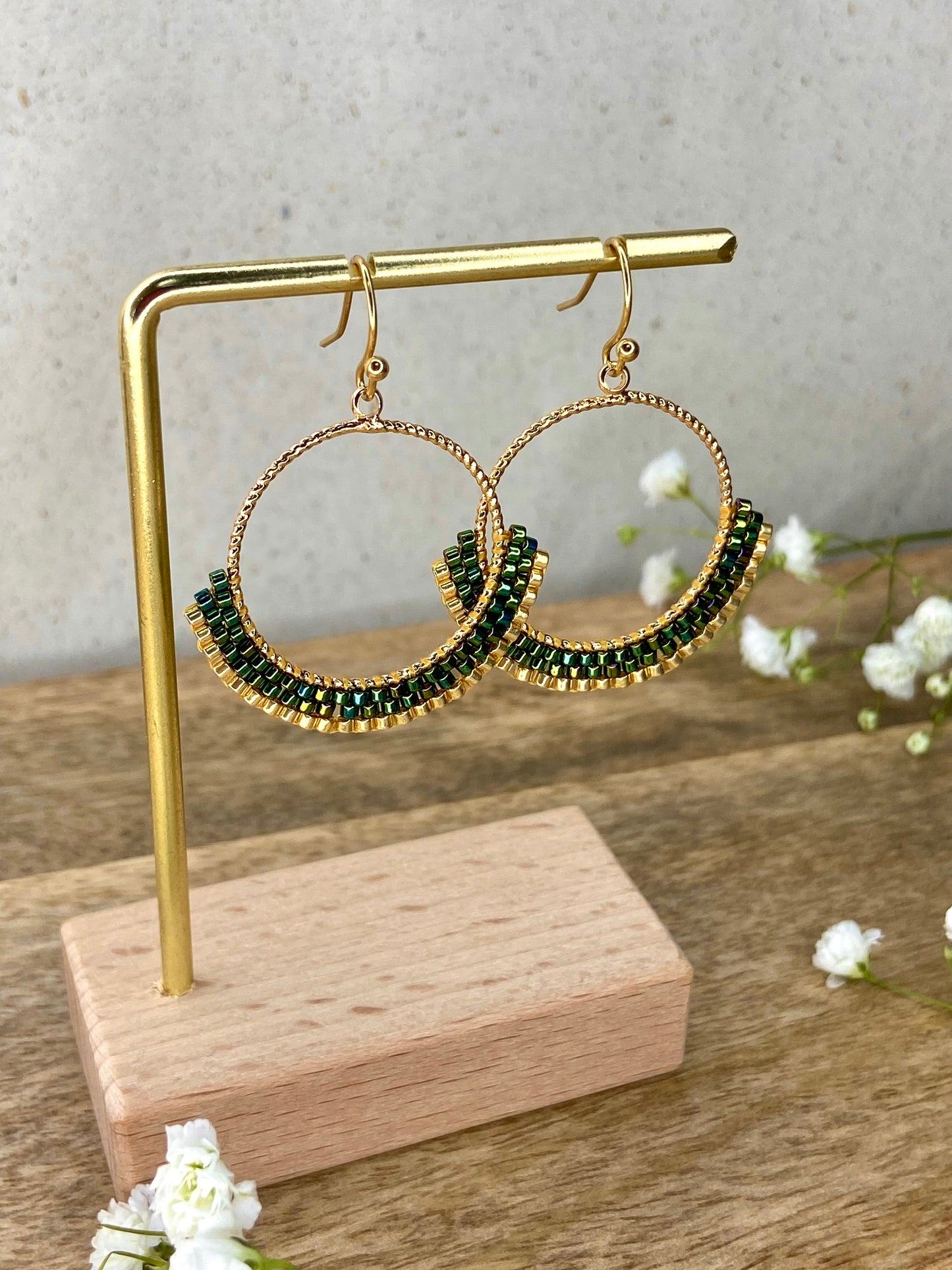 Boucles d'oreilles " ORGEVAL "