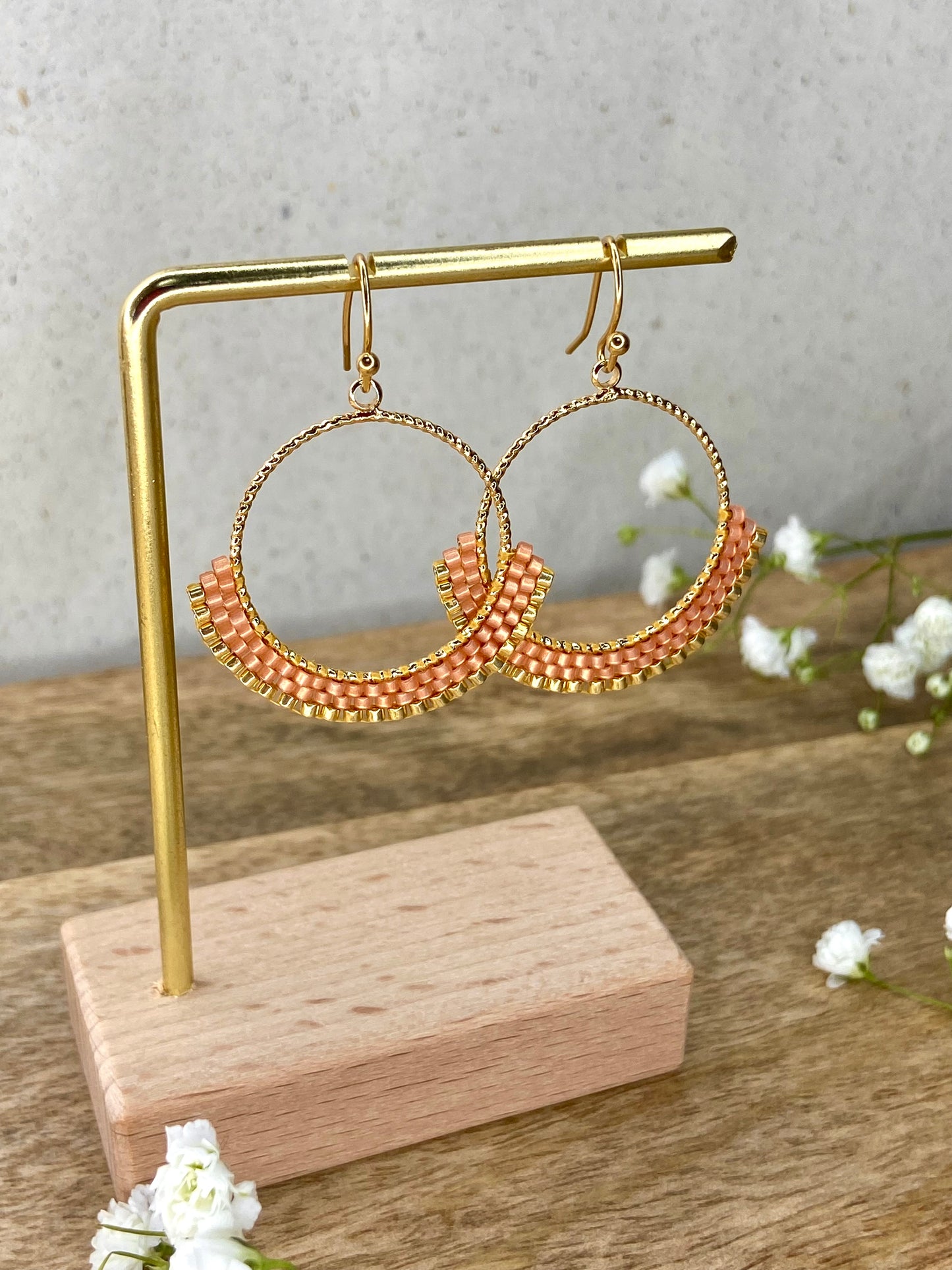 Boucles d'oreilles " ORGEVAL "
