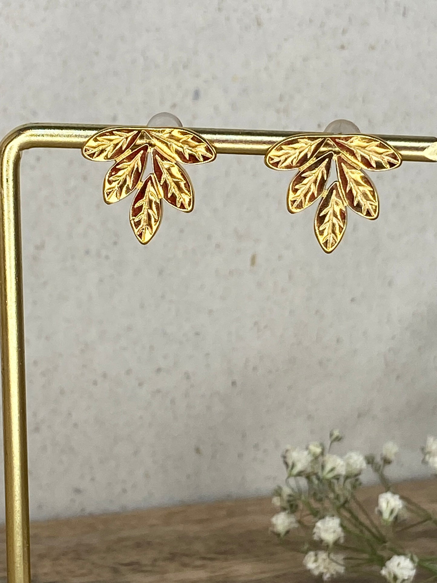 Boucles d'oreilles puce "DUCLAIR"