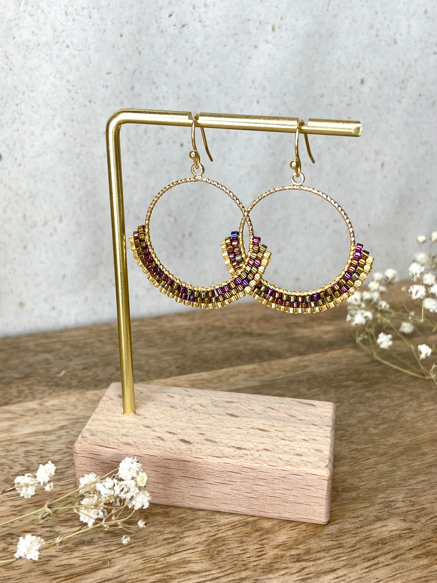 Boucles d'oreilles " ORGEVAL "