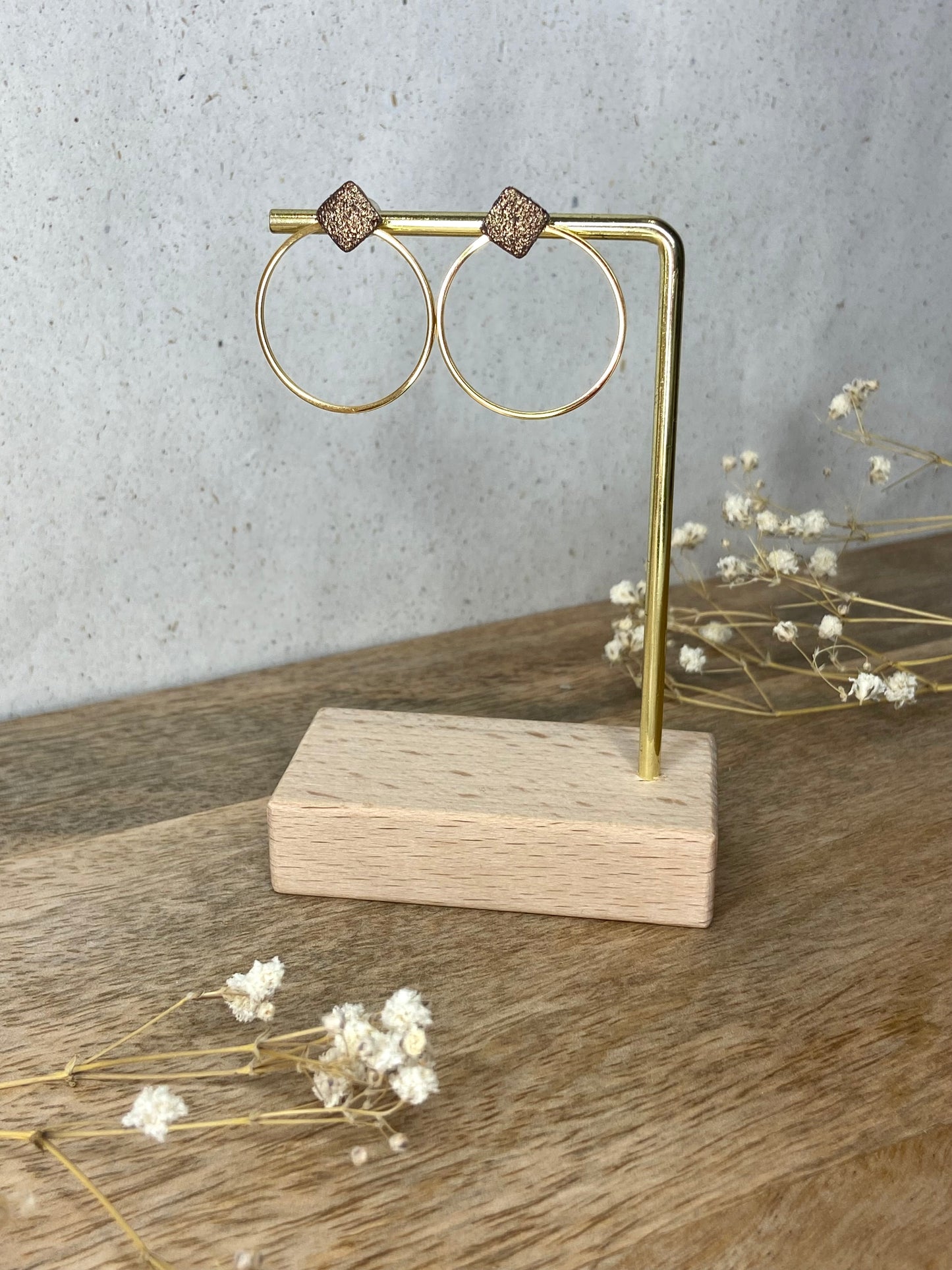 Boucles d'oreilles "BERGERAC" ( Grand Modèle )