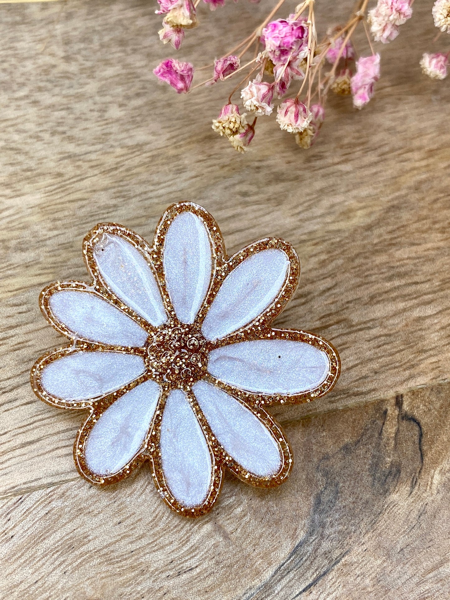 Pin’s Fleur – Collection Pailletée