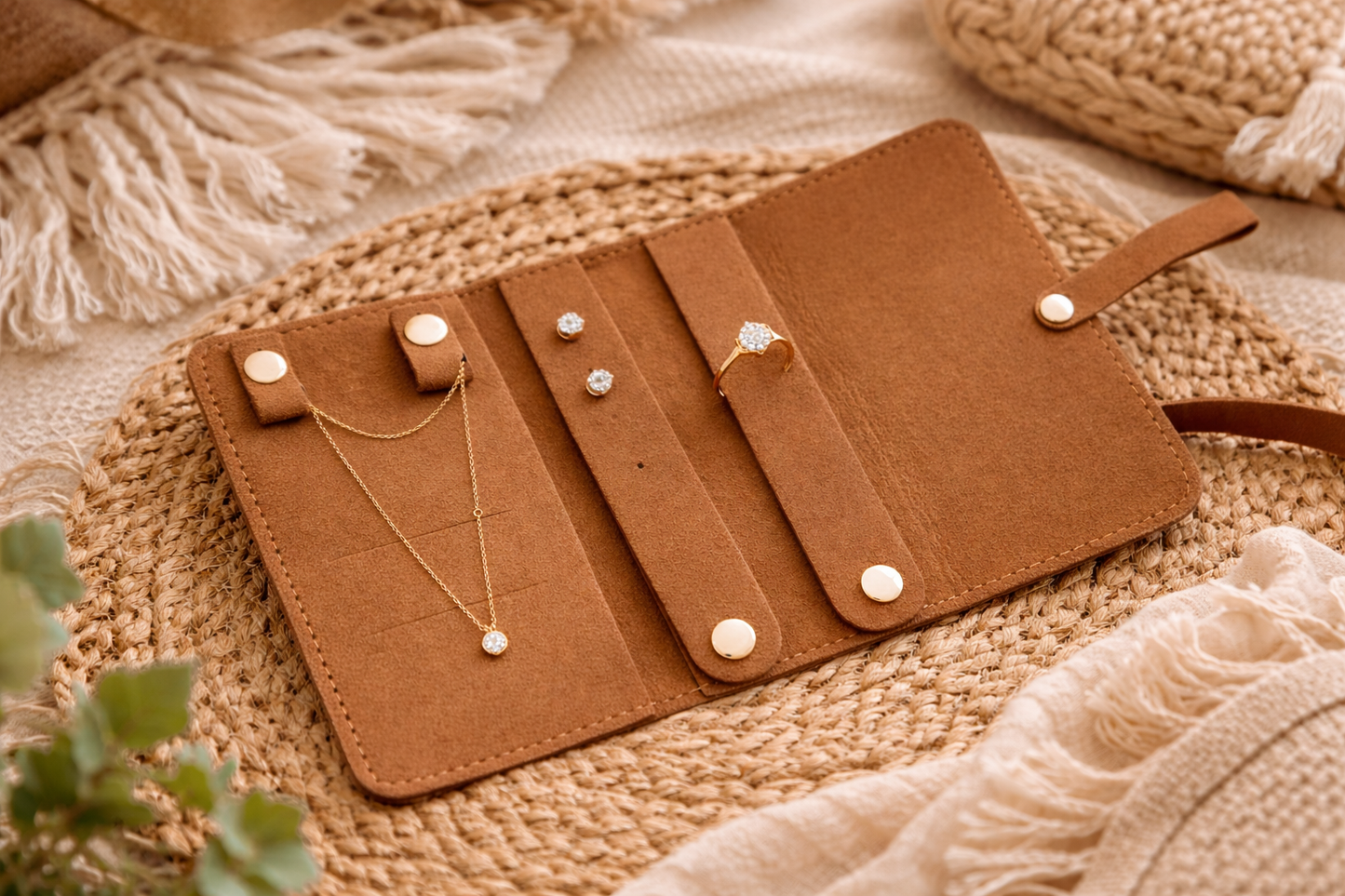 Pochette à bijoux de voyage (Grand format)