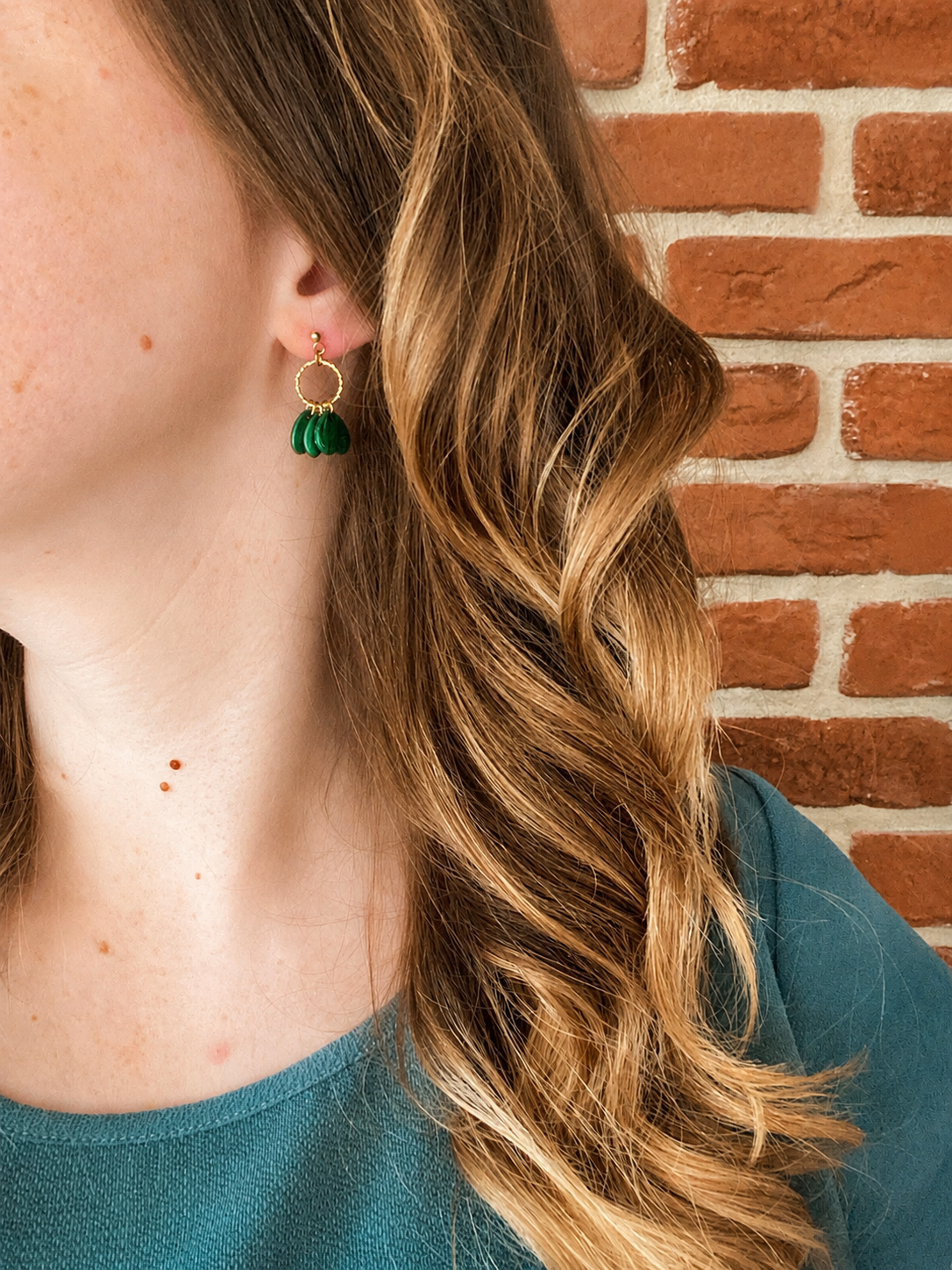 Modèle Naïa– Boucles d’oreilles pétales