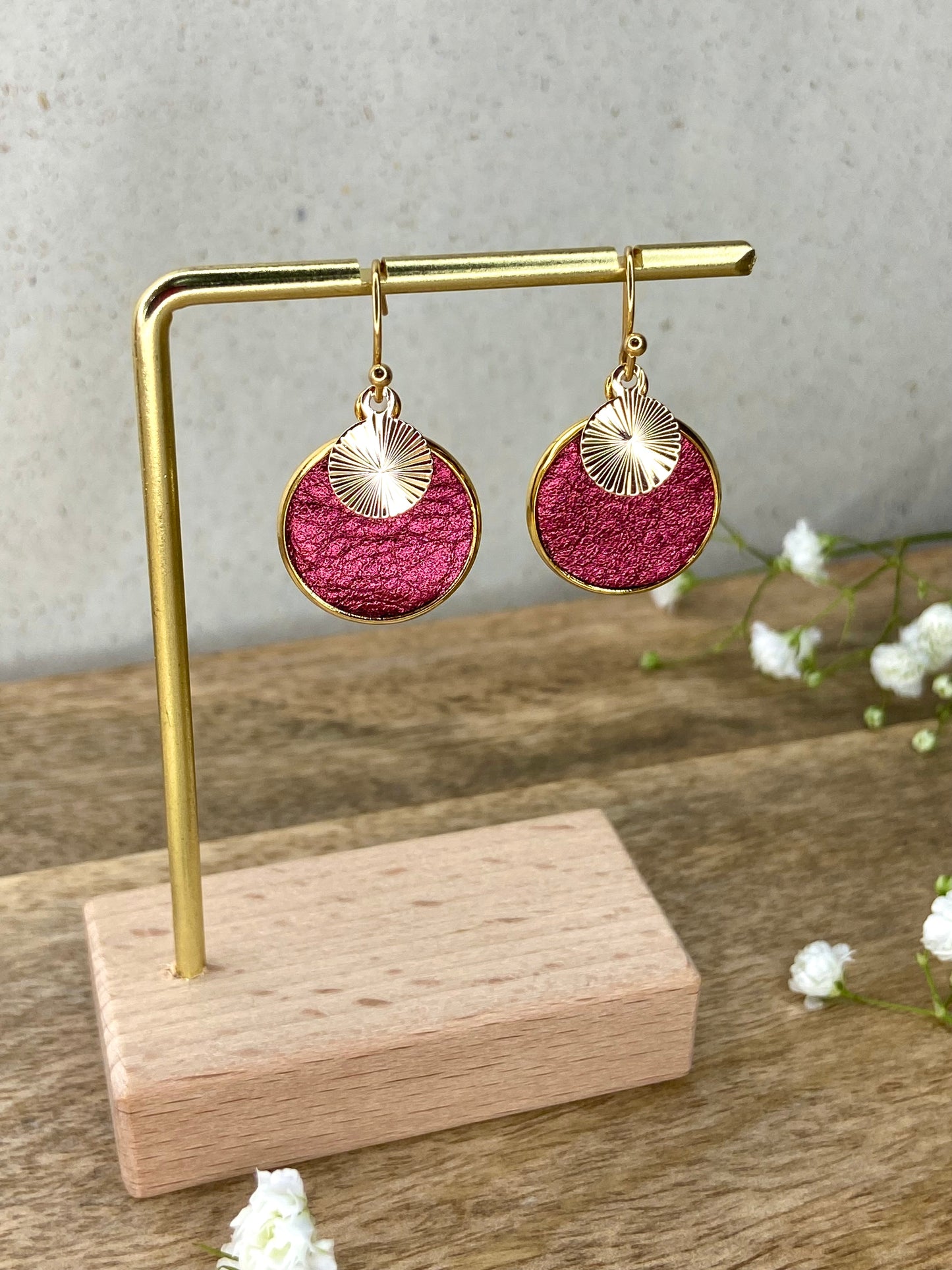 Boucles d'oreilles "MAURON"