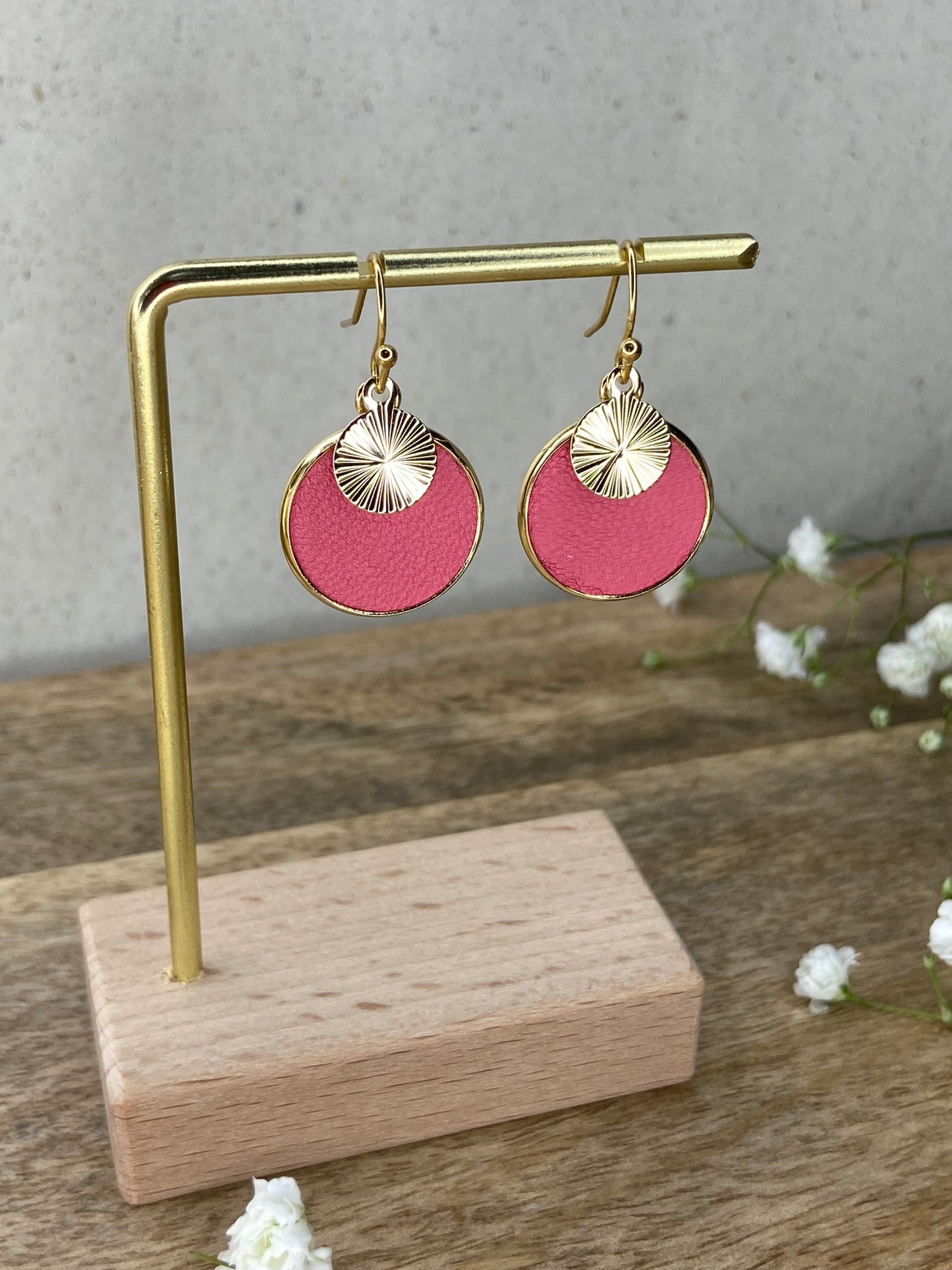 Boucles d'oreilles "MAURON"