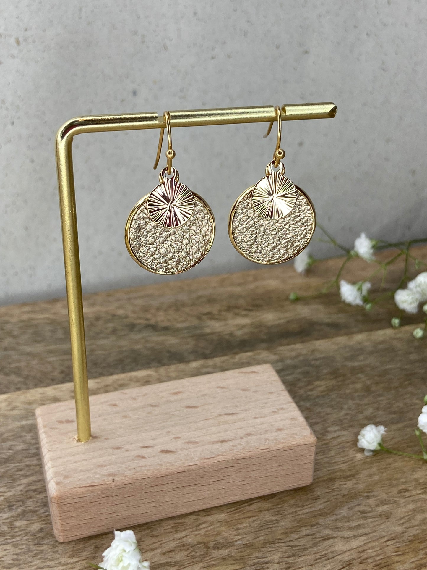 Boucles d'oreilles "MAURON"