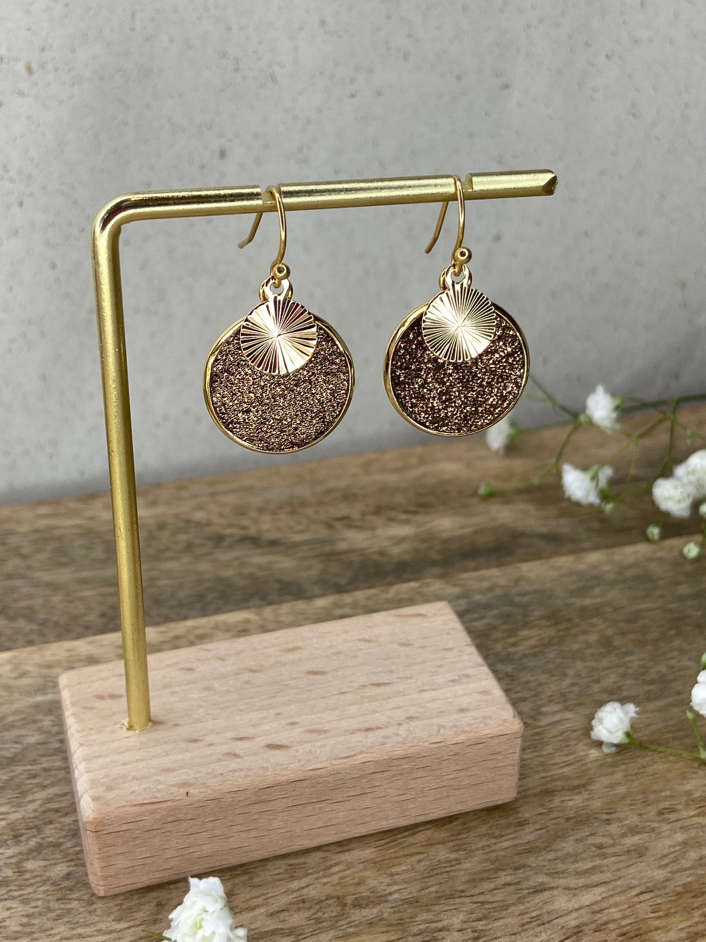 Boucles d'oreilles "MAURON"