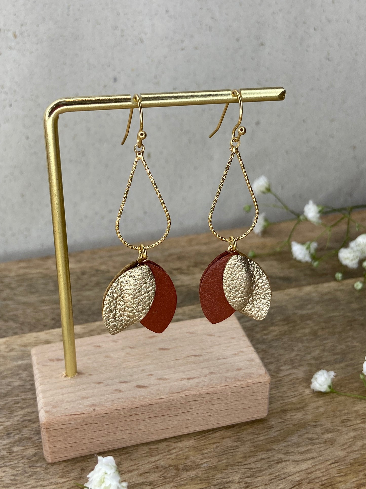 Boucles d'oreilles " GARTEMPE "