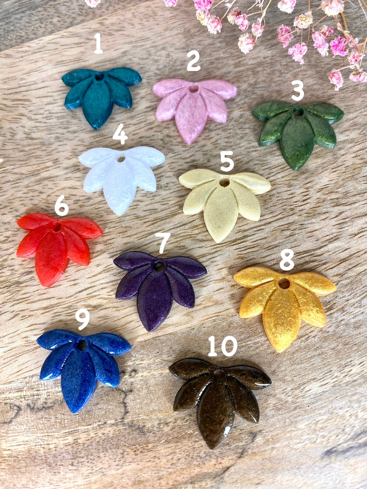 Modèle Esmés- Boucles d'oreilles feuille