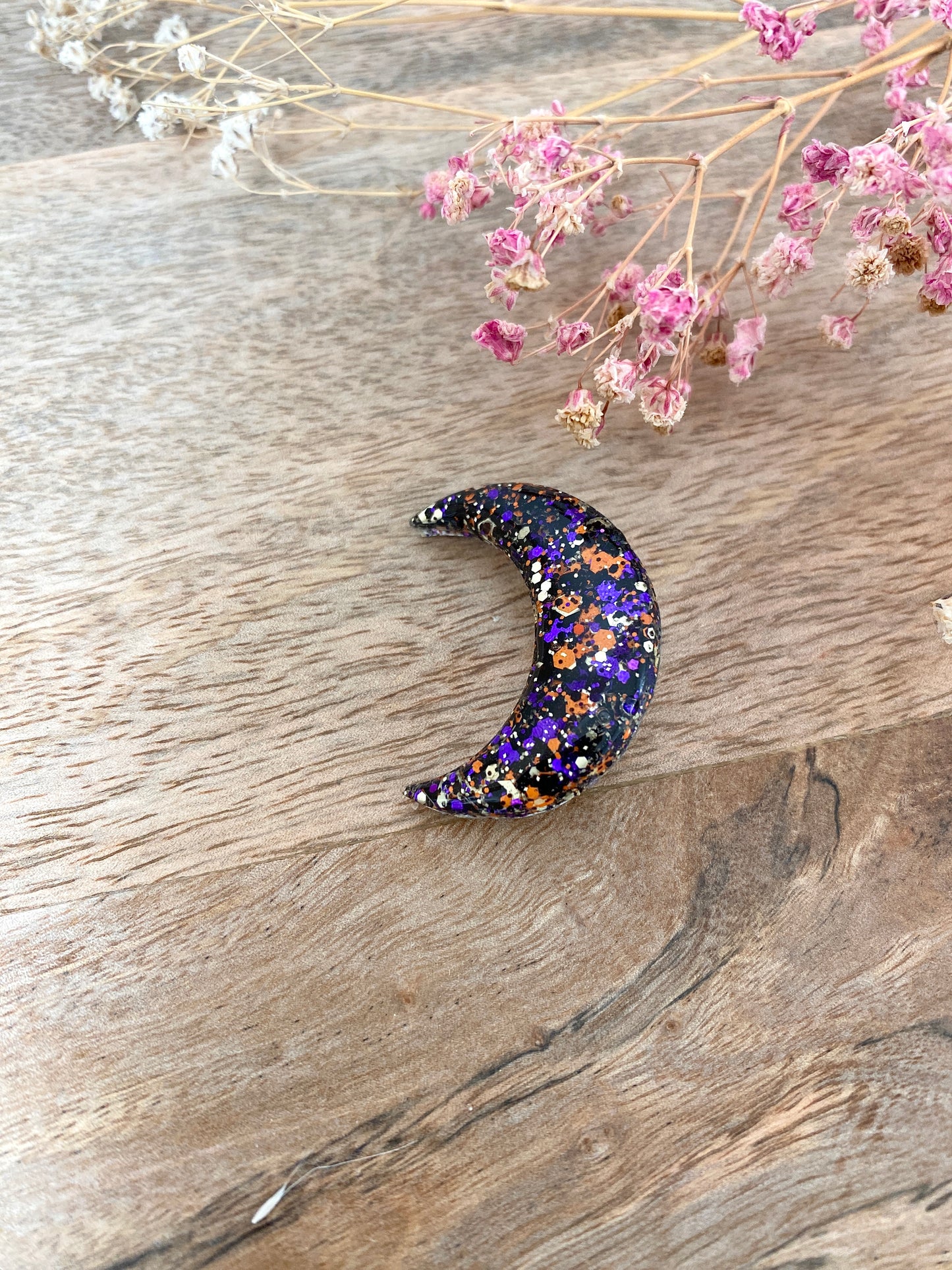 Pin’s lune pailleté