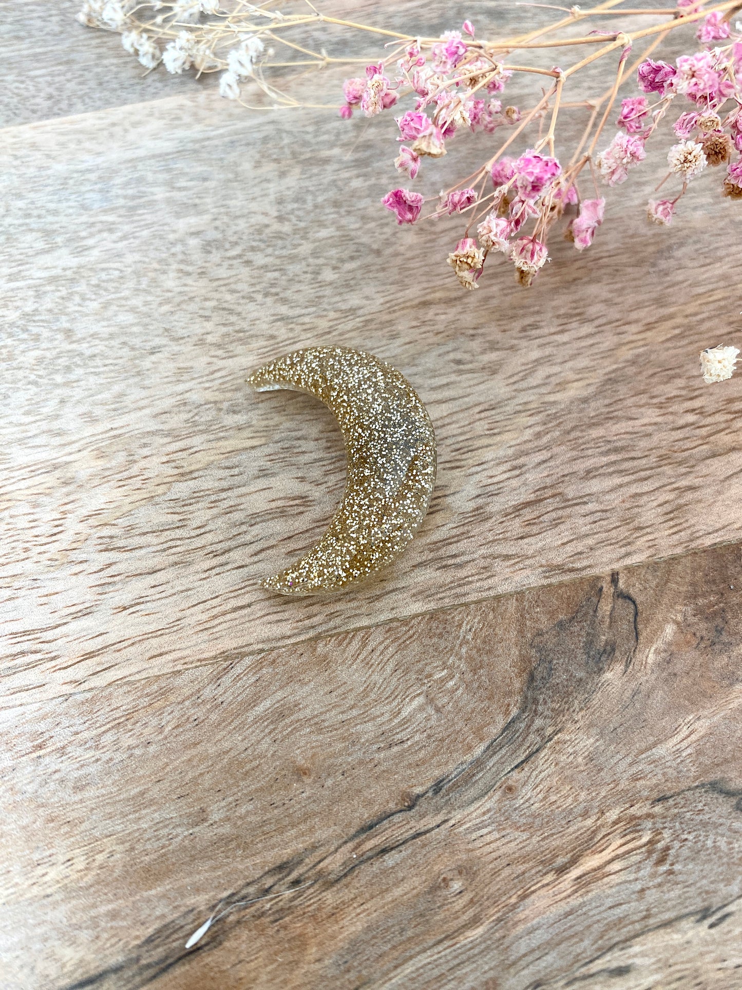 Pin’s lune pailleté